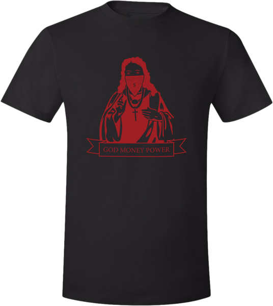 Jesus Logo T-Shirt / Black & Red