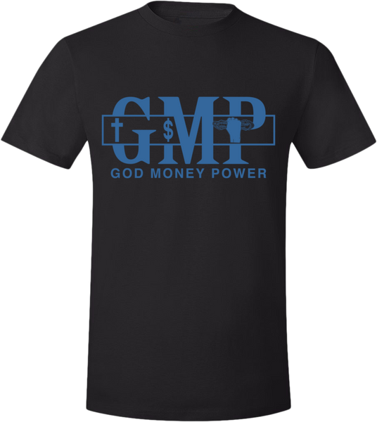 GMP Symbols T-Shirt Black/Blue