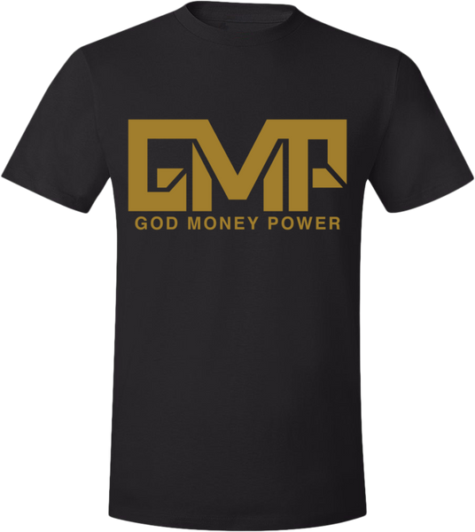GMP Block Logo T-Shirt Black/Gold