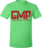 GMP Block Logo T-Shirt Grass Green/Red