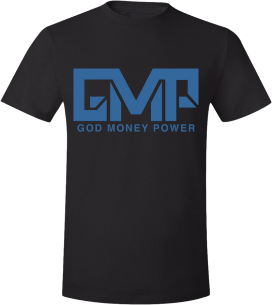 GMP Block Logo T-Shirt Black/Blue