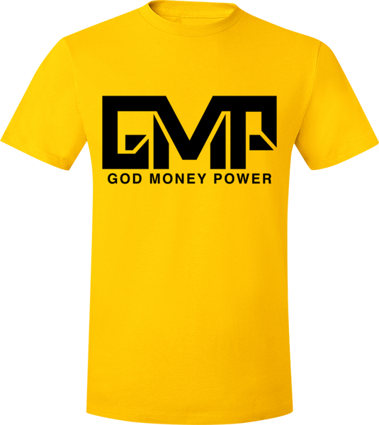 GMP Block Logo T-Shirt Gold/Black