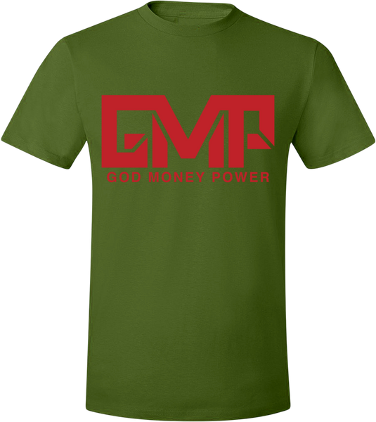 GMP Block Logo T-Shirt Green/Red