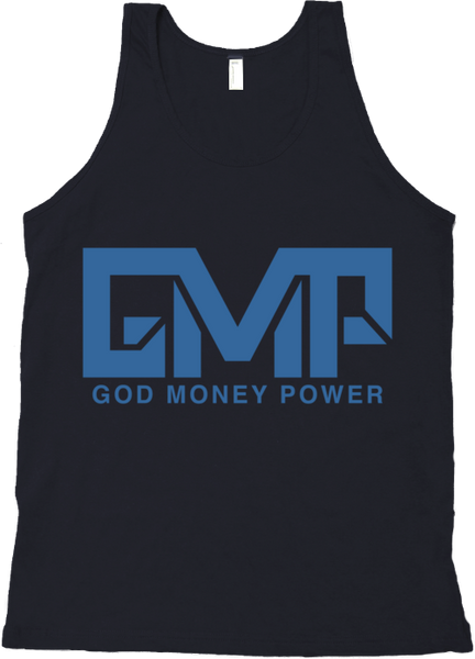 GMP Block Logo Tank Top Black/Blue