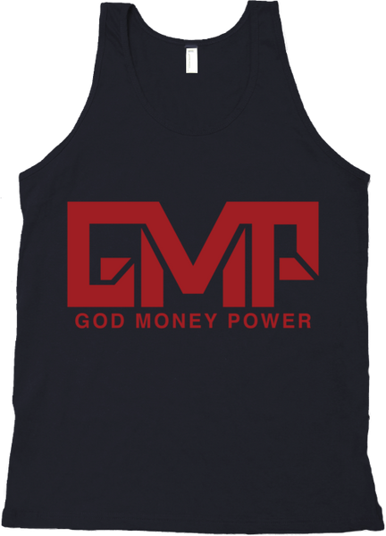GMP Block Logo Tank Top Black/Red