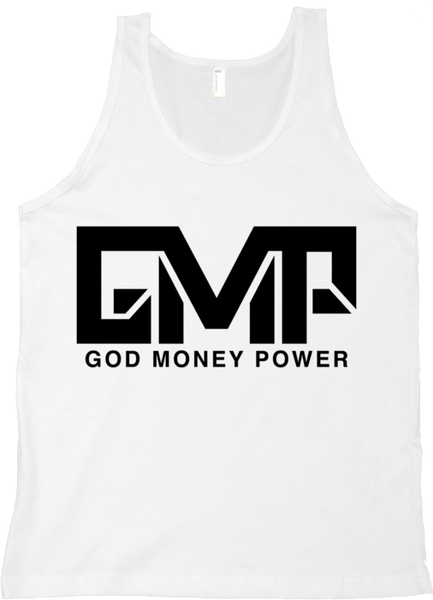 GMP Block Logo Tank Top White/Black