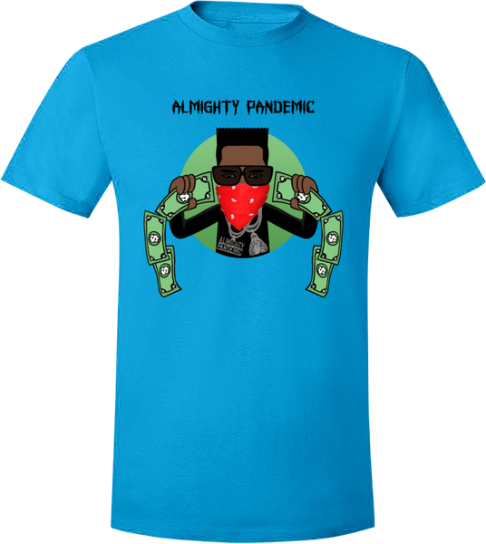 Almighty Pandemic Blue T-Shirt