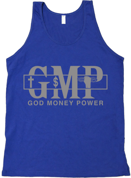 GMP Symbols Tank Top Blue/Silver