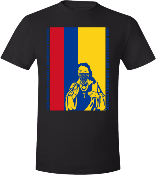 God Money Power ”Colombia Flag” T-Shirt