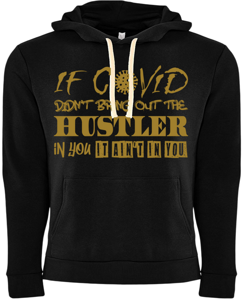 Covid Hustler Hoodie Black/Gold