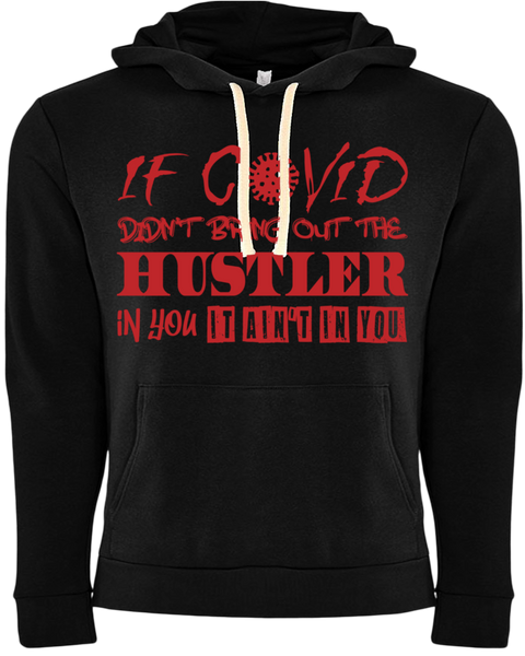 Covid Hustler Hoodie Black/Red Hoodie