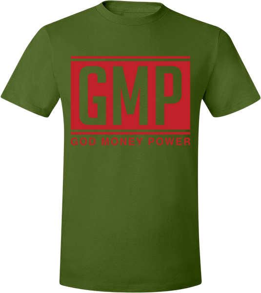 GMP Letters T-Shirt Green/Red