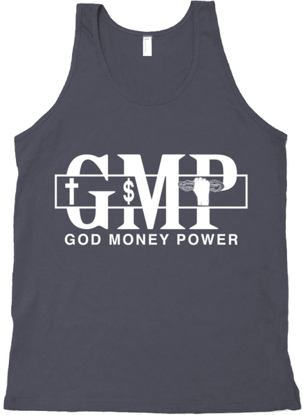 GMP Symbols Tank Top Dark Silver/White