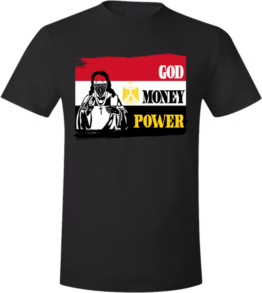 God Money Power ”Egypt Flag” T-Shirt