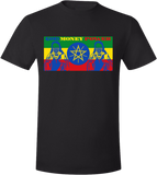 God Money Power ”Ethiopia Flag” T Shirt