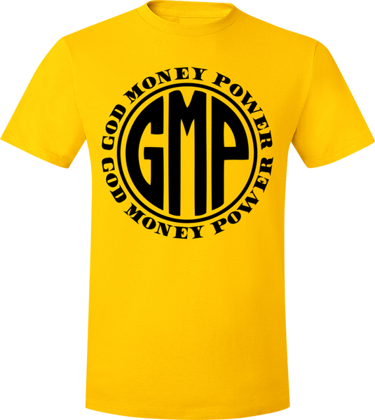 GMP Circle Logo T-Shirt Gold/Black