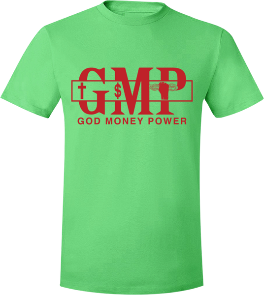 GMP Symbols T-Shirt Grass Green/Red