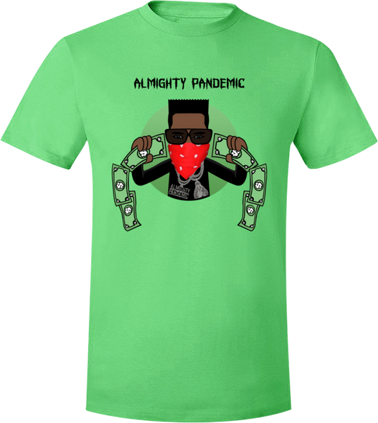 Almighty Pandemic Grass Green T-Shirt