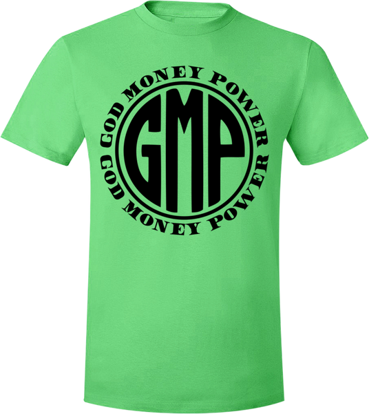 GMP Circle Logo T-Shirt Grass Green/Black