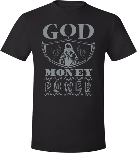 God Money Power “Grunge” T-Shirt