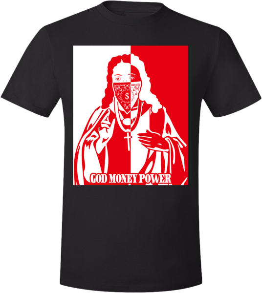God Money Power ”Indonesia Flag” T-Shirt