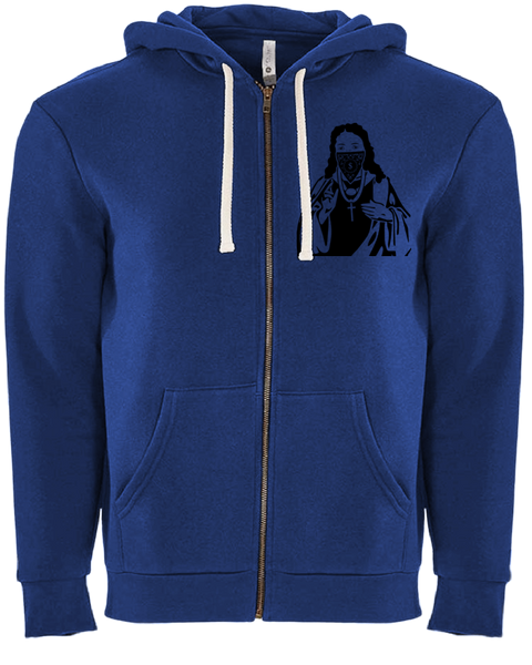 God Money Power ”Hoodie Jacket Blue”