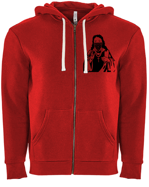 God Money Power ”Hoodie Jacket Red”