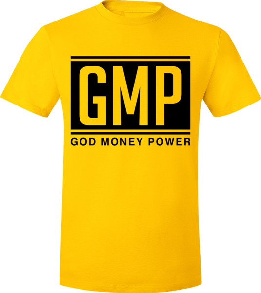 GMP Letters T-Shirt Gold/Black