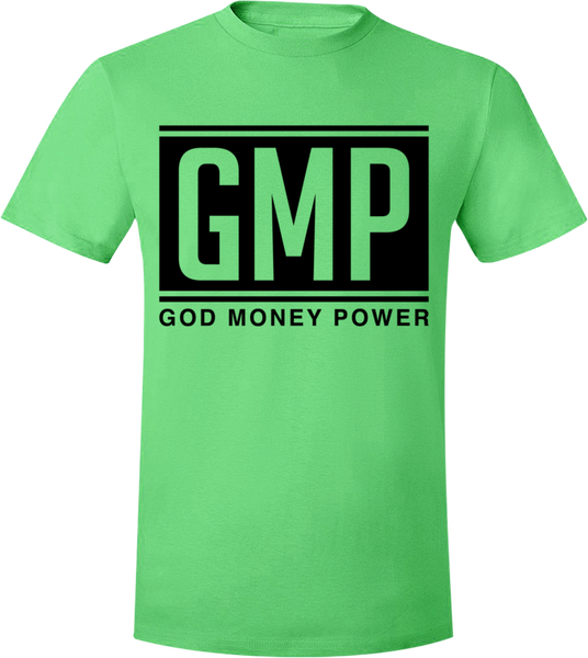 GMP Letters T-Shirt Grass Green/Black