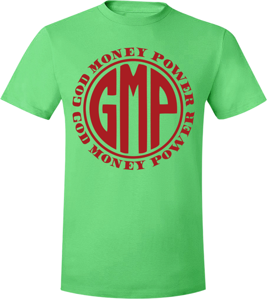 GMP Circle Logo T-Shirt Grass Green/Red