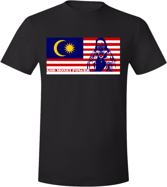 God Money Power ”Malaysia Flag” T-Shirt