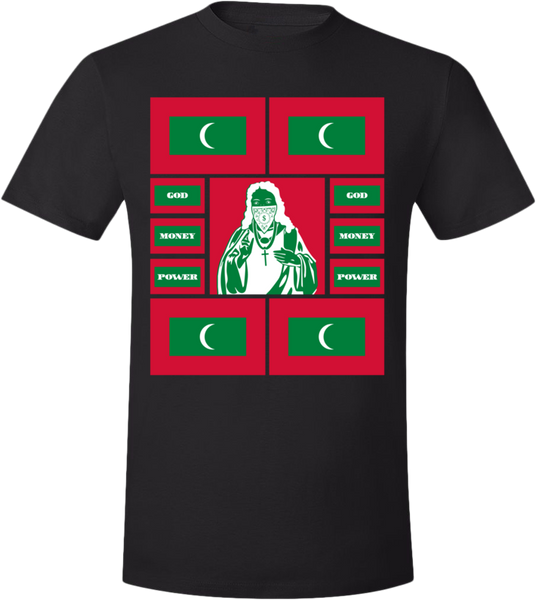 God Money Power ”Maldives Flag” T-Shirt