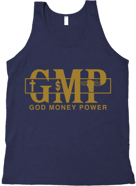GMP Symbols Tank Top Dark Navy Blue/Gold