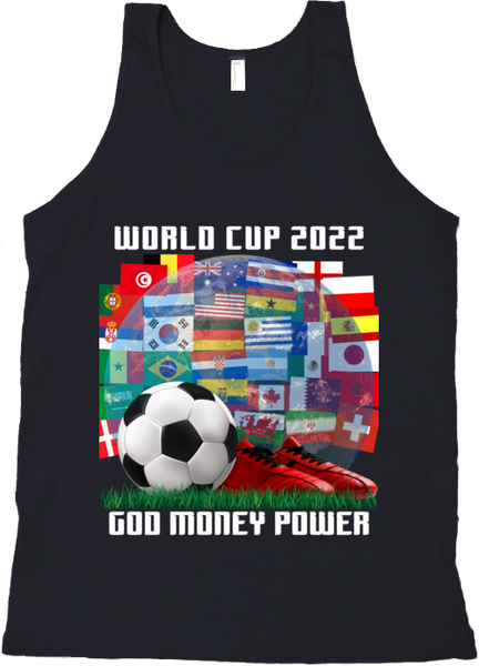 World Cup 2022 GMP Globe Black Tank Top