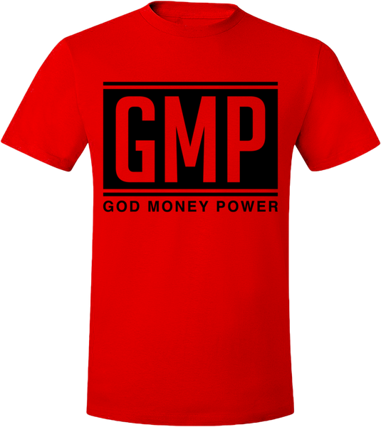 GMP Letters T-Shirt Red/Black