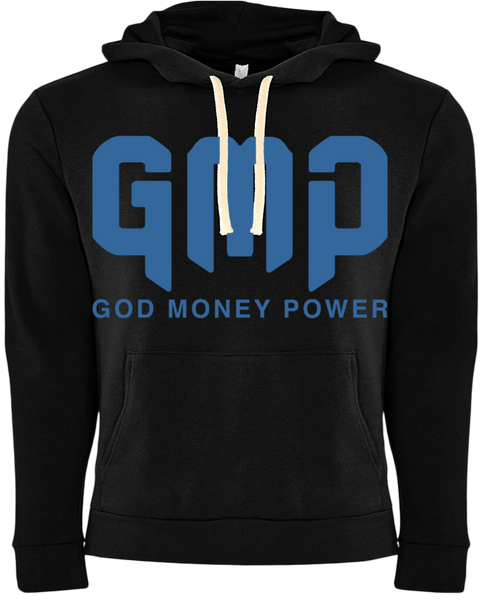 GMP Reflection Logo Hoodie Black/Blue
