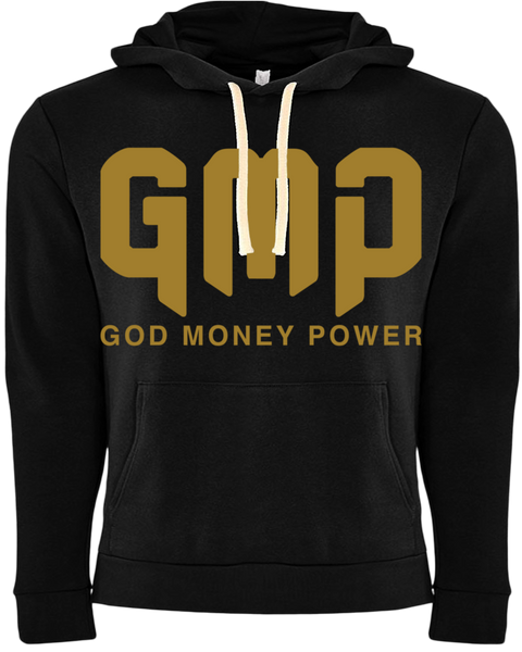 GMP Reflection Logo Hoodie Black/Gold