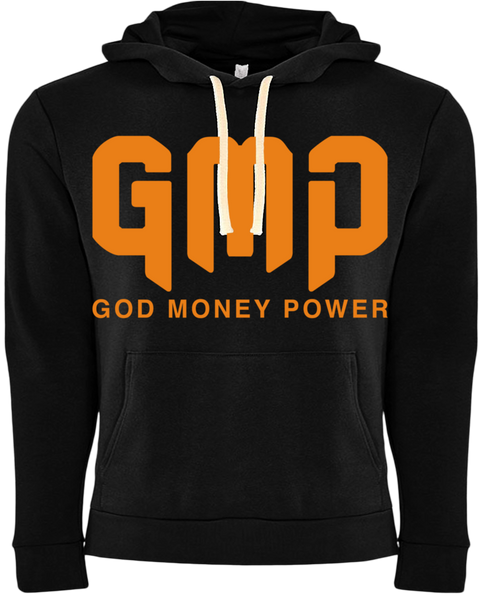 GMP Reflection Logo Hoodie Black/Orange