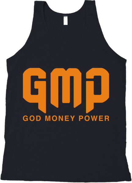GMP Reflection Logo Tank Black/Orange