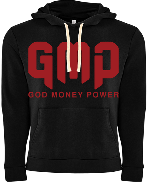 GMP Reflection Logo Hoodie Black/Red