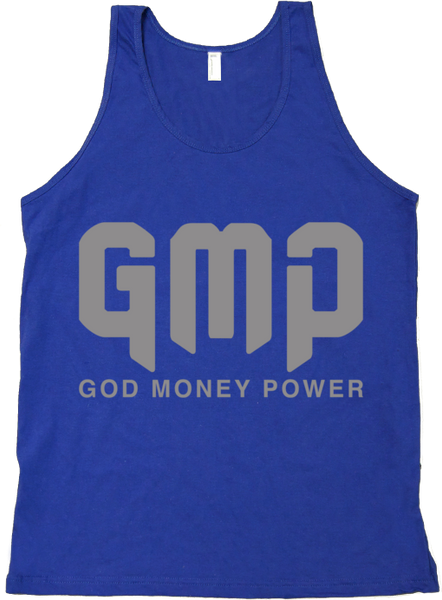 GMP Reflection Logo Tank Blue/Silver