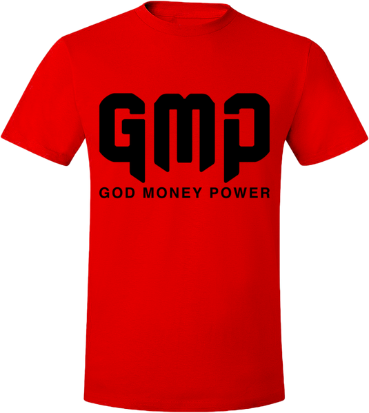 GMP Reflection Logo T-Shirt Red/Black