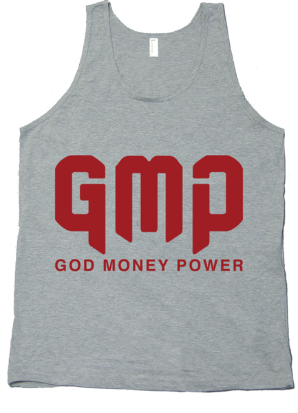 GMP Reflection Logo Tank Silver/Red