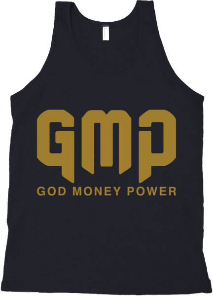 GMP Reflection Logo Tank Black/Gold
