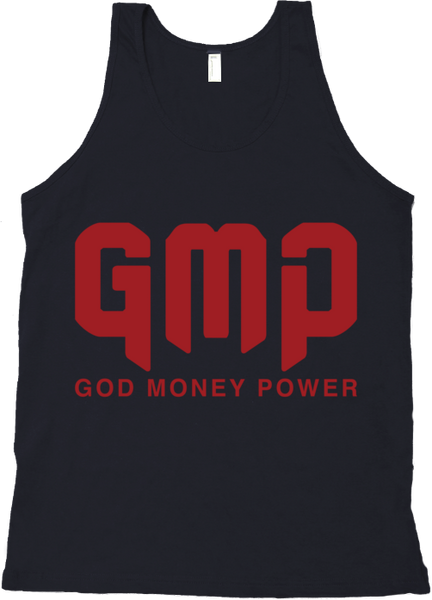 GMP Reflection Logo Tank Black/Red
