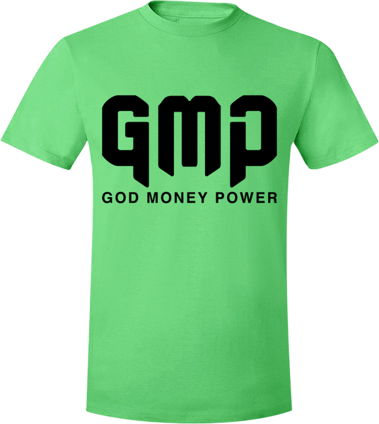 GMP Reflection Logo T-Shirt Grass Green/Black