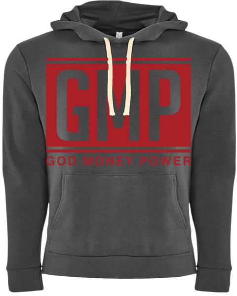 GMP Letters Hoodie Silver/Red