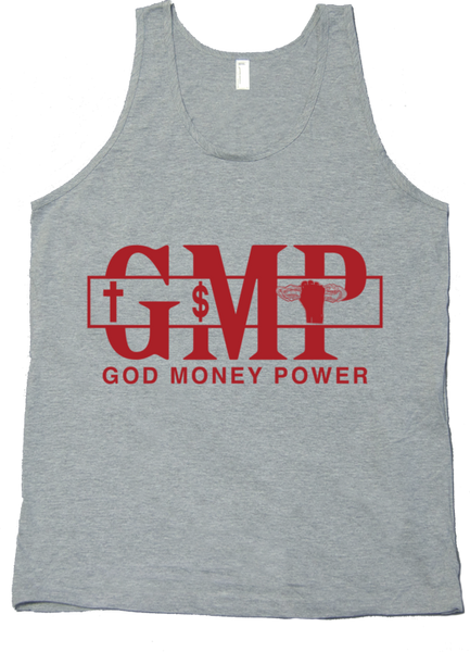 GMP Symbols Tank Top Silver/Red