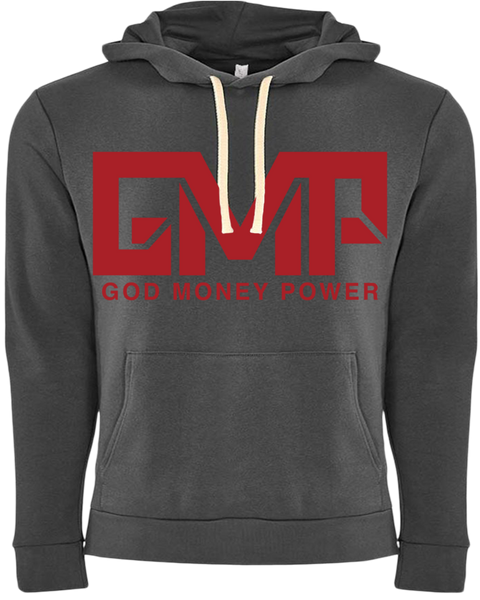 GMP Block Logo Hoodie Silver/Red
