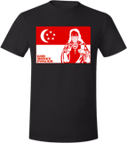 God Money Power ”Singapore Flag” T- Shirt